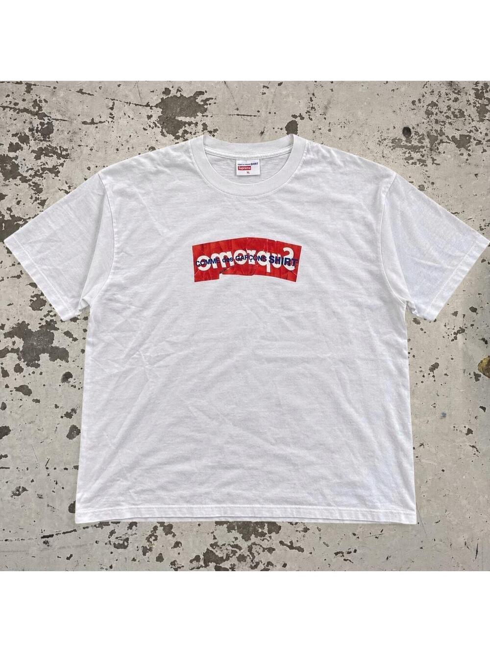 Authentic rare supreme x CDG tee. Missing undertags.